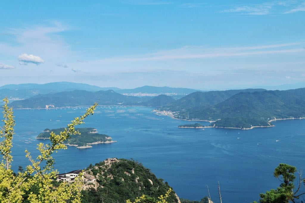 Blick vom Mount Misen auf Miyajima