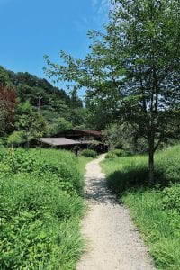 Teehaus auf dem Weg nach Tsumago