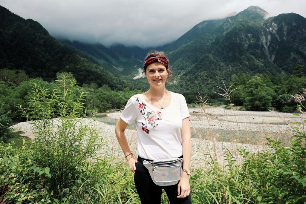 Travellerin Lisa in Kamikochi