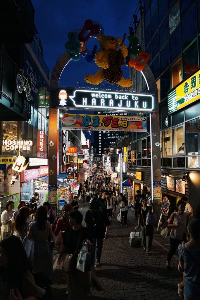 Harajuku bei Nacht