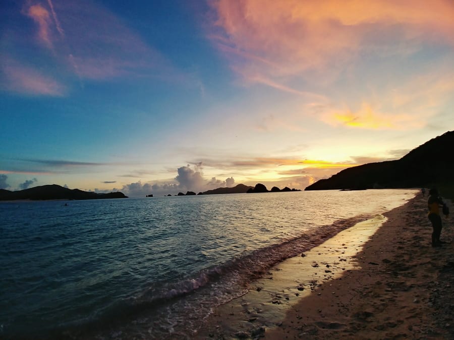 Zamami Island: Sonnenuntergang am Ama Beach