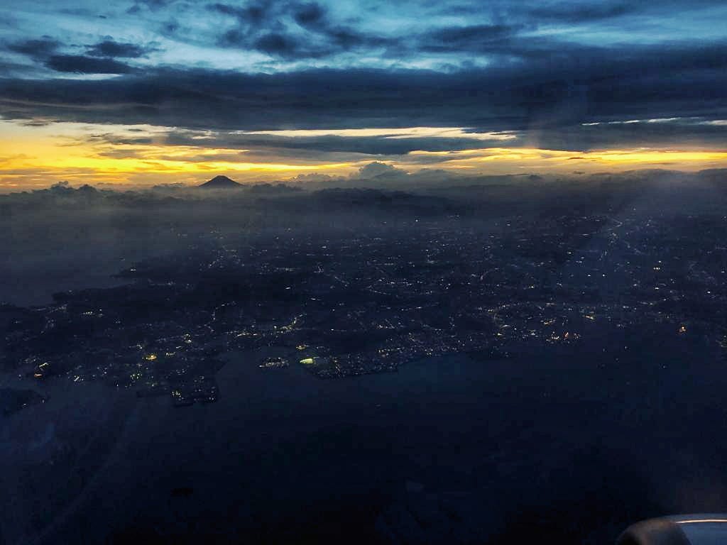 Fujisan bei Sonnenuntergang