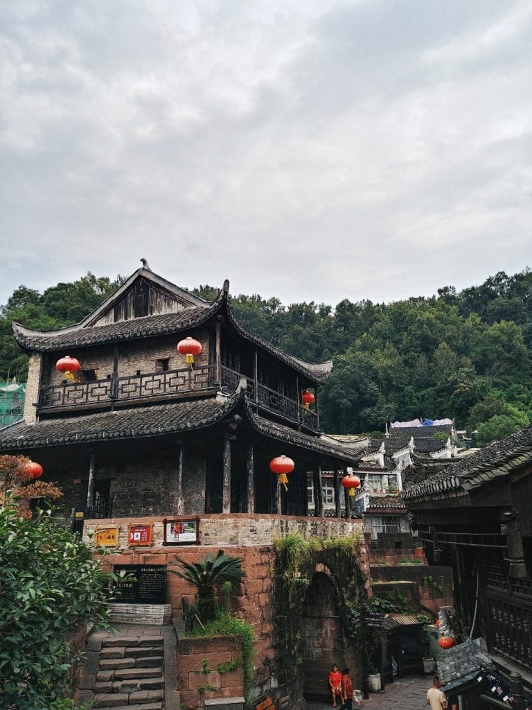 Holzhäuser in Fenghuang