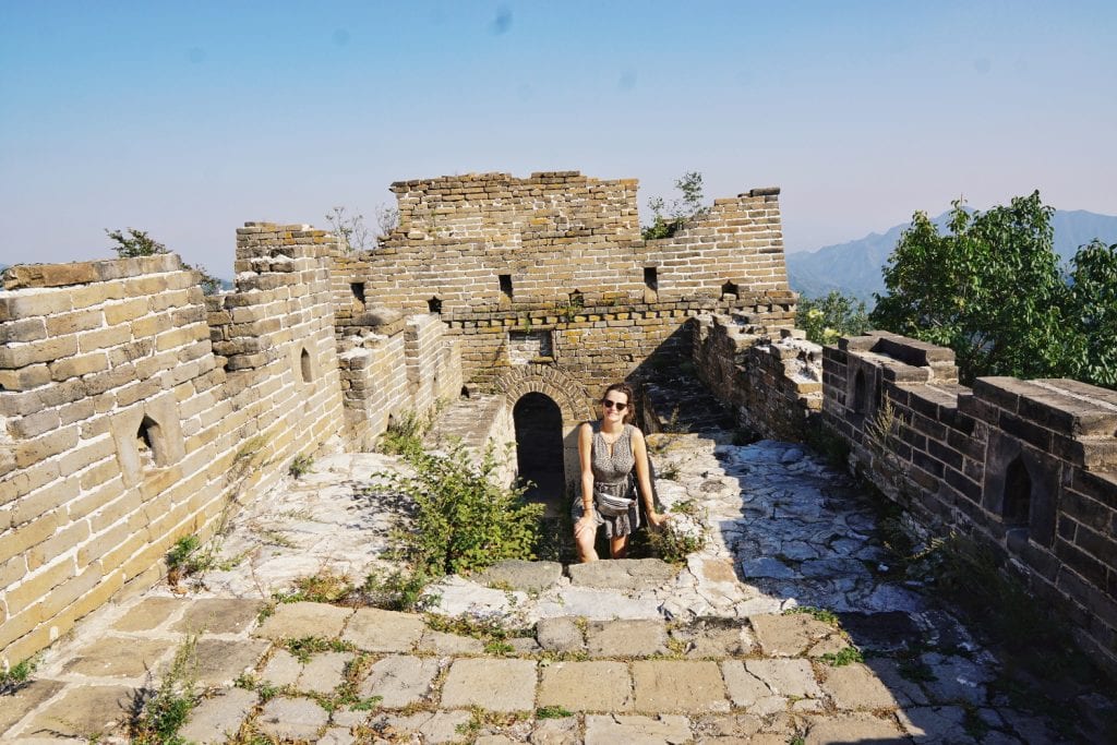 Zerfallender Turm chinesische Mauer