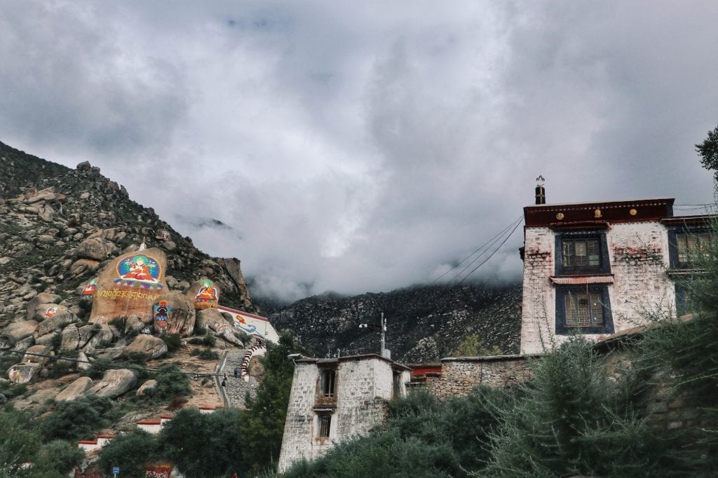 Heilige Zeichnung der Drepung Monastery