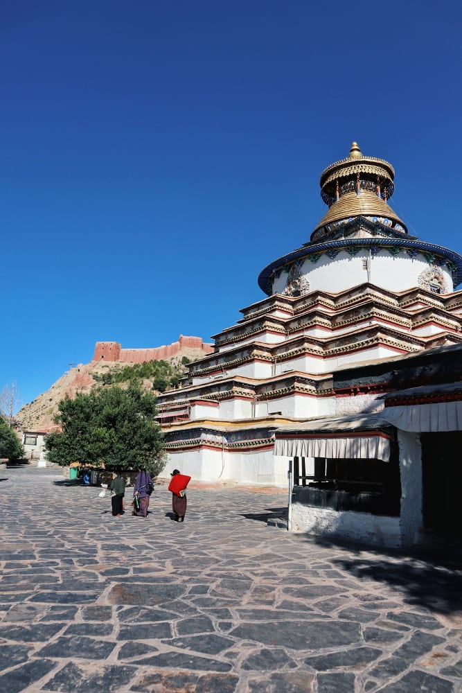 Bodhi-Pagode im Pelkor-Code Kloster