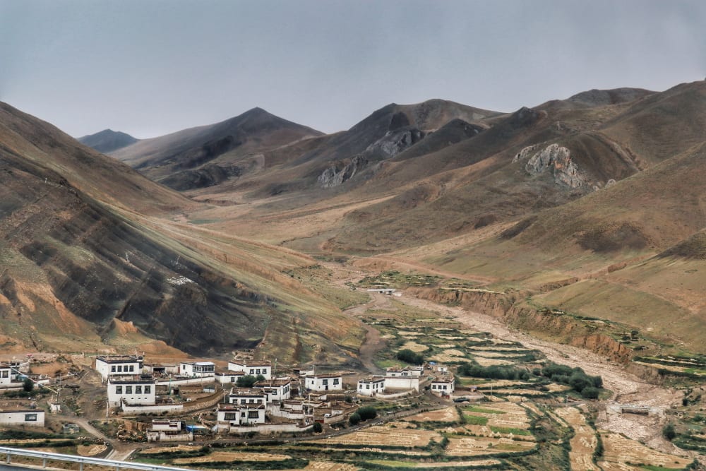 Häuser in Tibet
