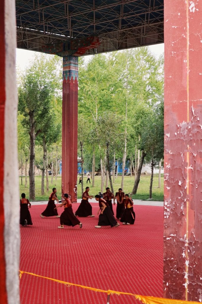 Mönchstanz in der Tashilhunpo Monastery
