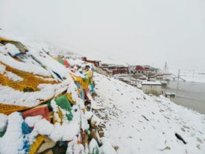 Rongbuk Monastery vom Schneeberg