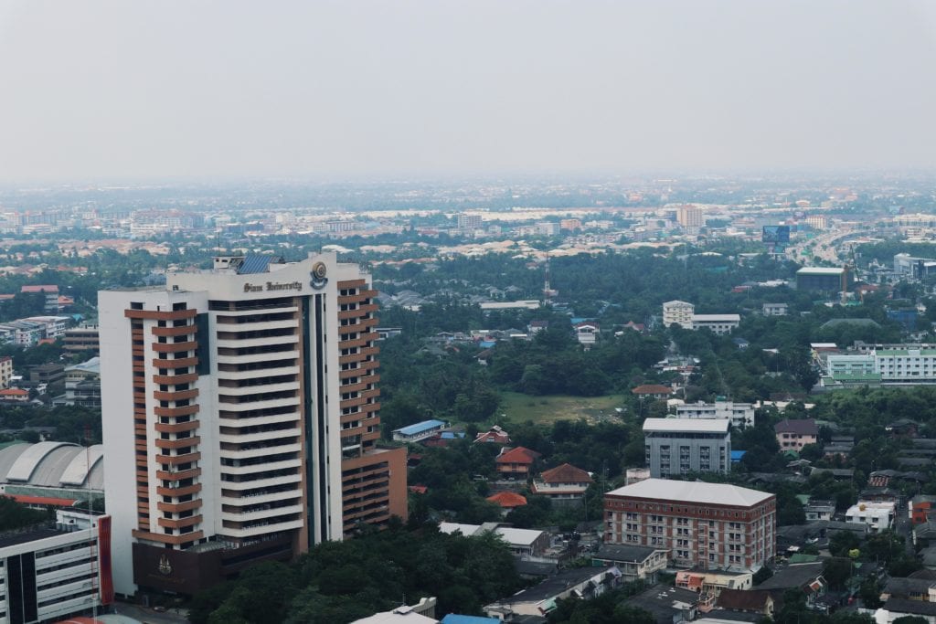 Siam University Bangkok vom Supalai Park