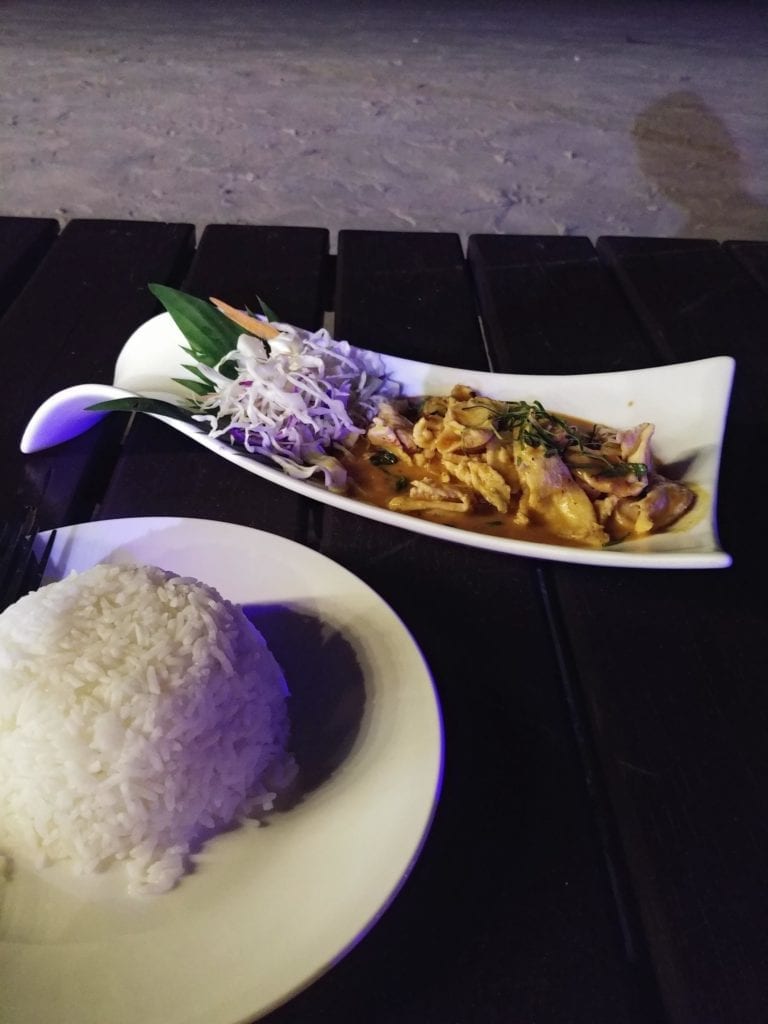 Massaman Curry im Sun & Soul am Whitesandy Beach Koh Chang