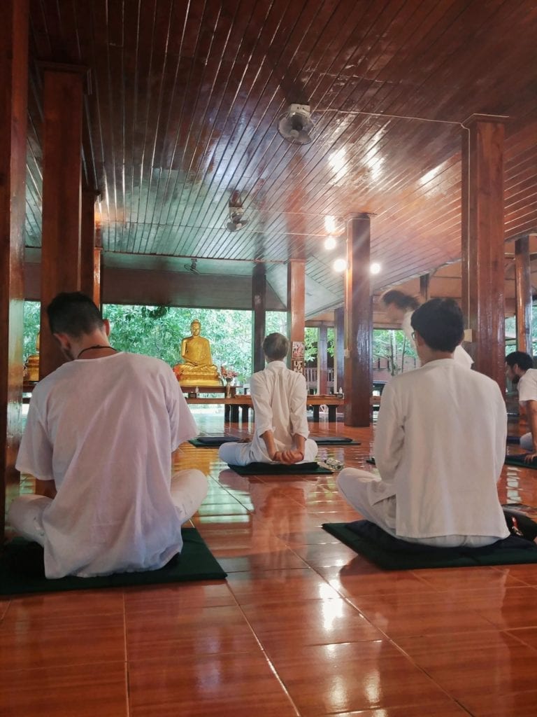 Meditieren in Thailan_Sitting Meditation