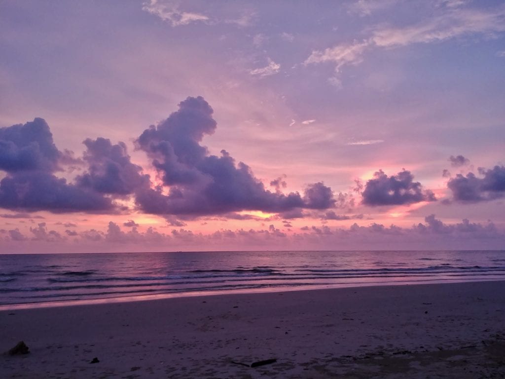 Sonnenuntergang Klong Prao Pajamas Hostel Koh Chang