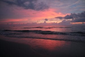 Sonnenuntergang Whitesandy Beach Koh Chang