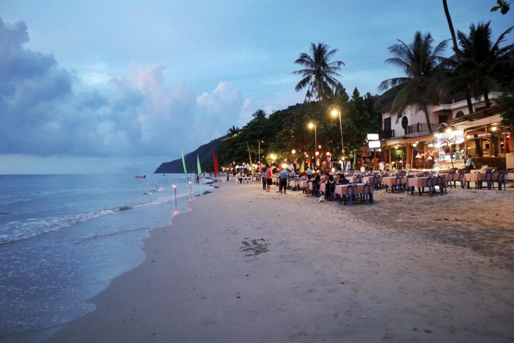 Strandrestaurants Whitesandy Beach Koh Chang