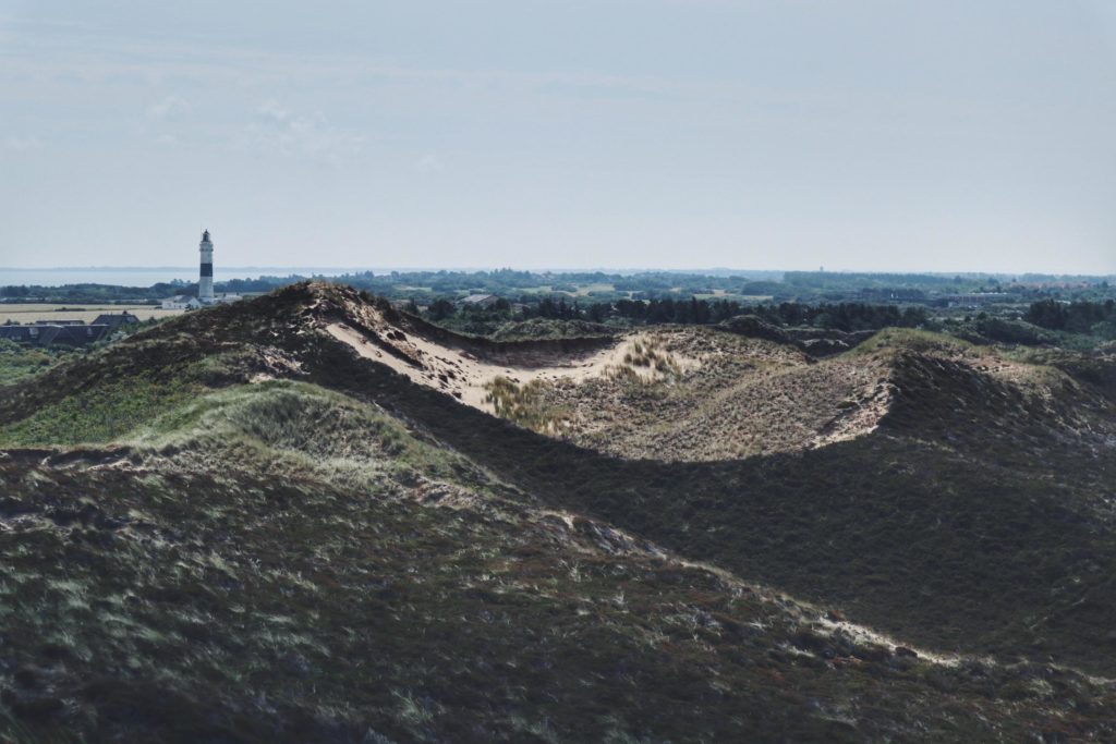 Blick von der Uwe Düne aus Leutturm Sylt