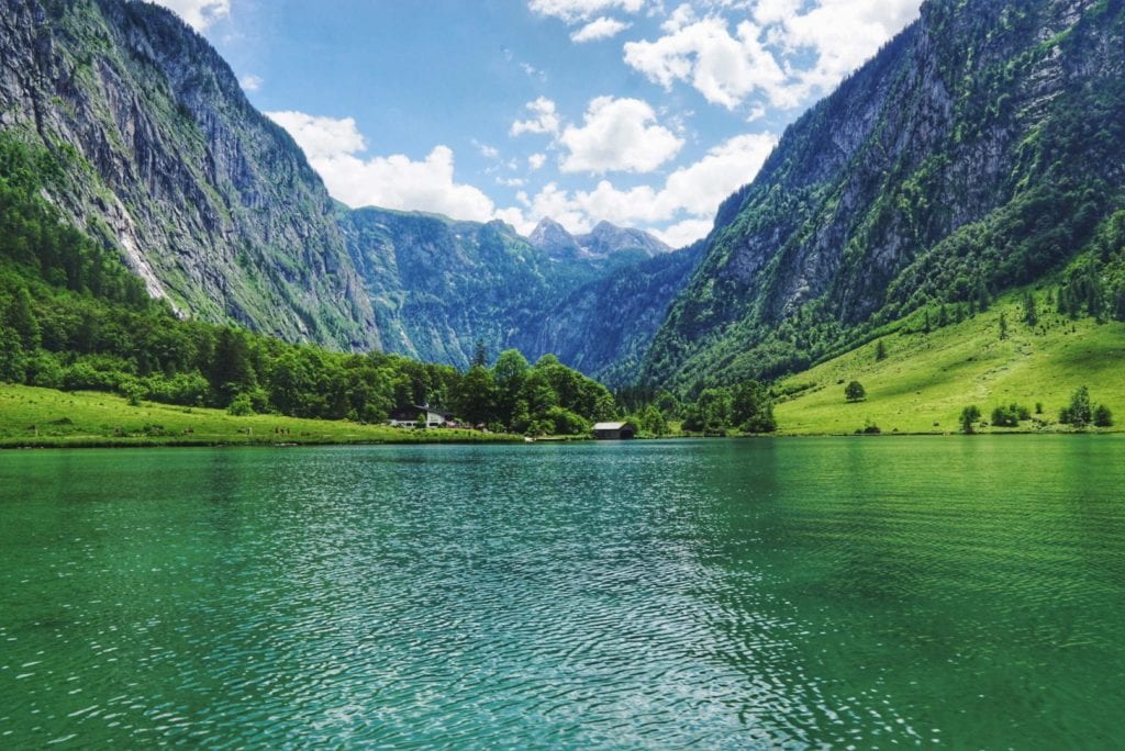 Bootsfahrt Königssee Richtung Obersee