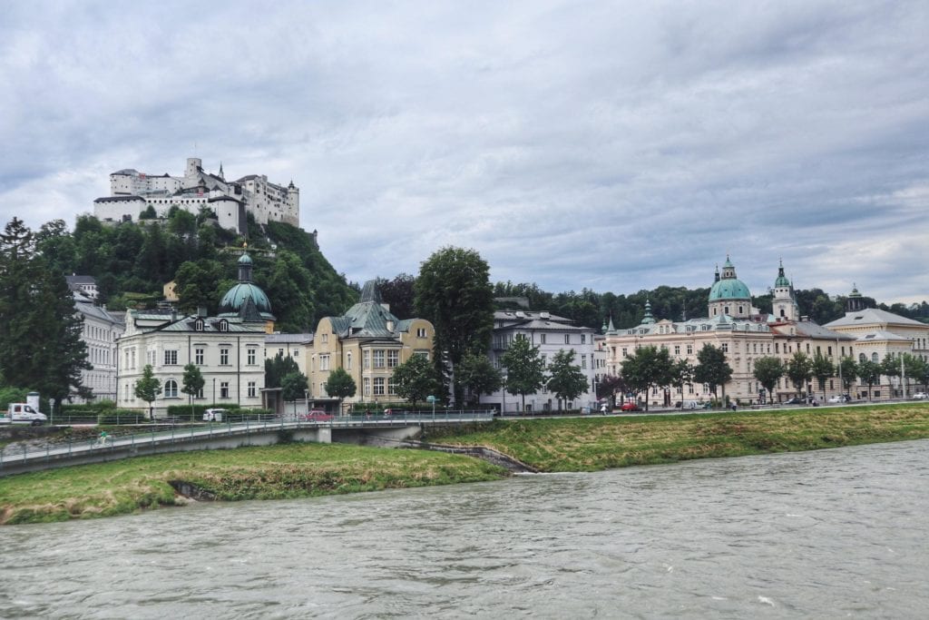 Festung Hohensalzburg und Salzburg Innenstadt