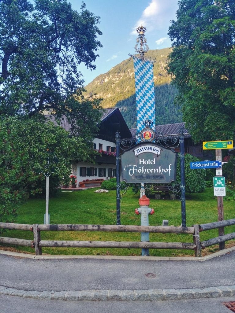 Hotel Föhrenhof in Farchant bei Garmisch Bayern