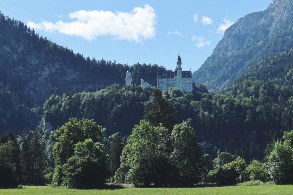 Schloss Neuschwanstein von Weitem