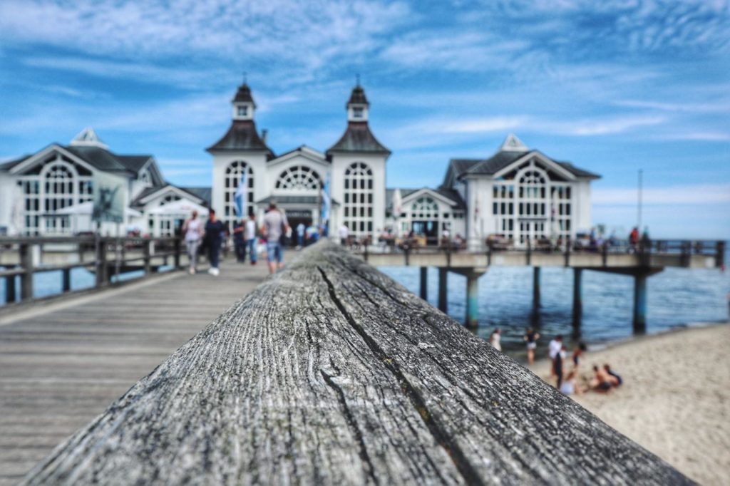 Seebrücke Sellin mit Holzsteg