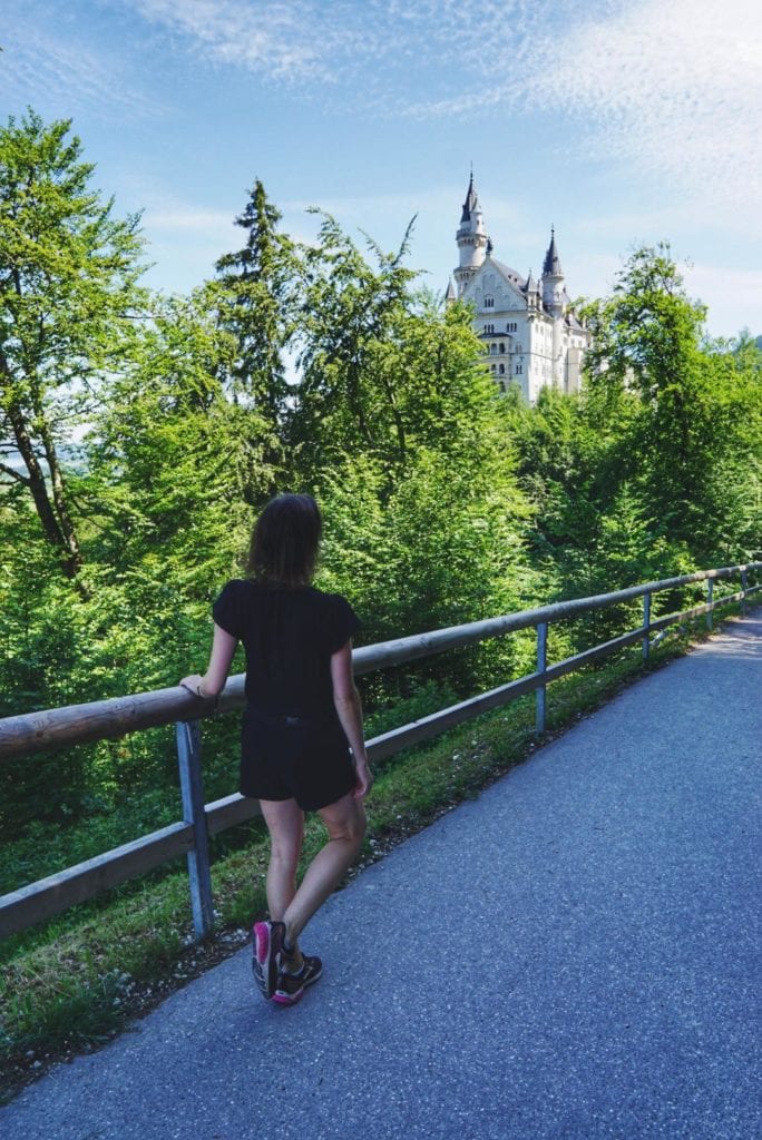 Weg zum Schloss Neuschwanstein