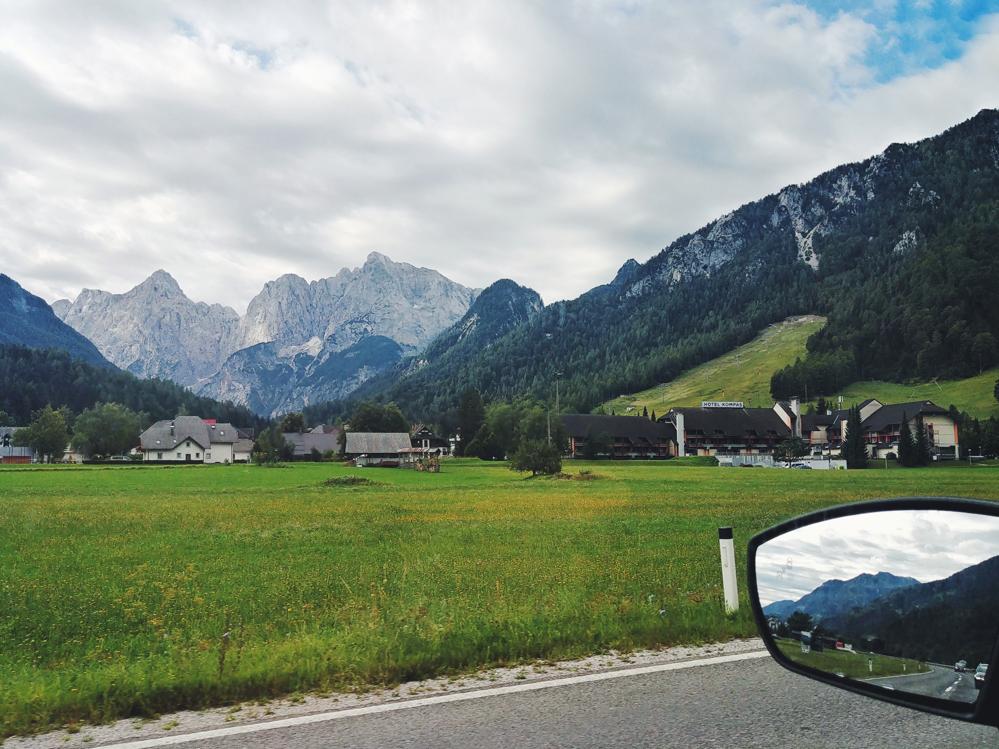 Julische Alpen bei Mojstrana in Slowenien