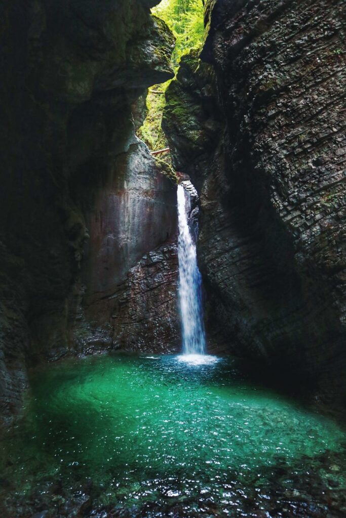 Slowenien Sehenswürdigkeiten_Veliki Kozjak Wasserfall