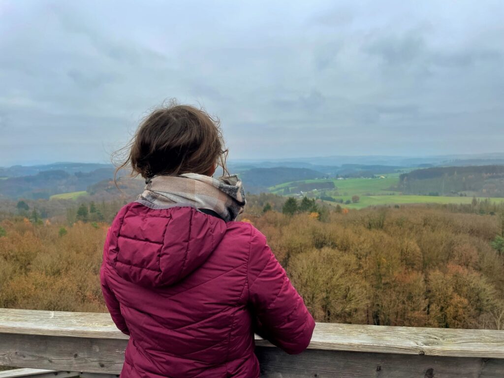 Frau im Bergischen Land